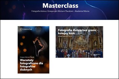 Warsztaty fotograficzne Warsztaty fotografii ślubnej